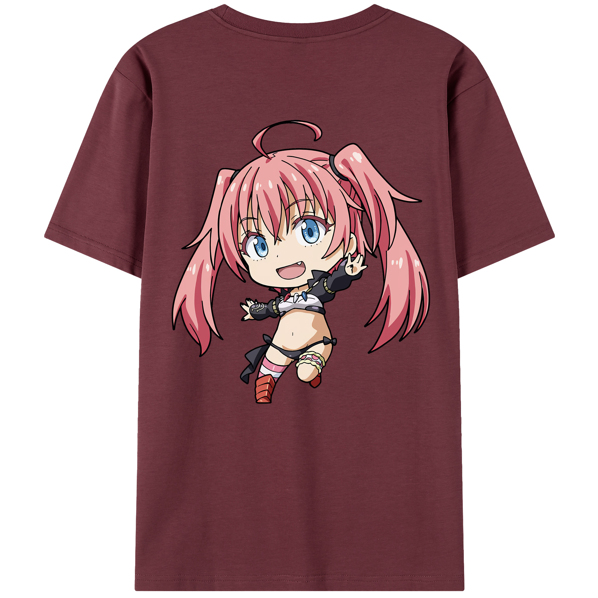 （画像用） 転スラ Regarding Reincarnated to Slime 綿100％半袖Tシャツ（背面プリント）